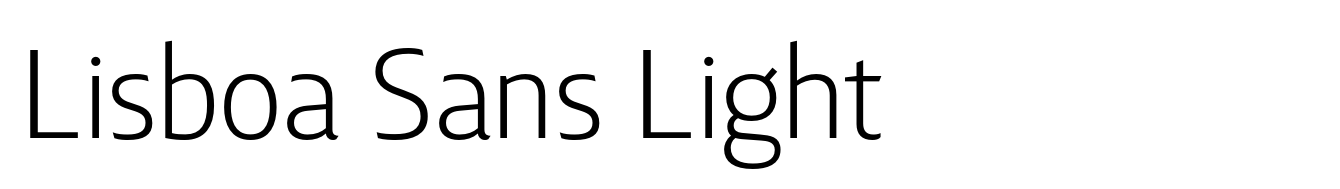 Lisboa Sans Light